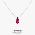 گردنبند نقره زنانه عقیق اشکی