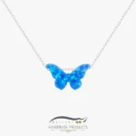 گردنبند نقره زنانه اوپال پروانه