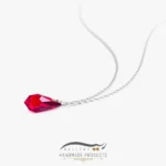 گردنبند نقره زنانه عقیق اشکی