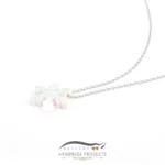 گردنبند نقره زنانه اوپال برف سفید