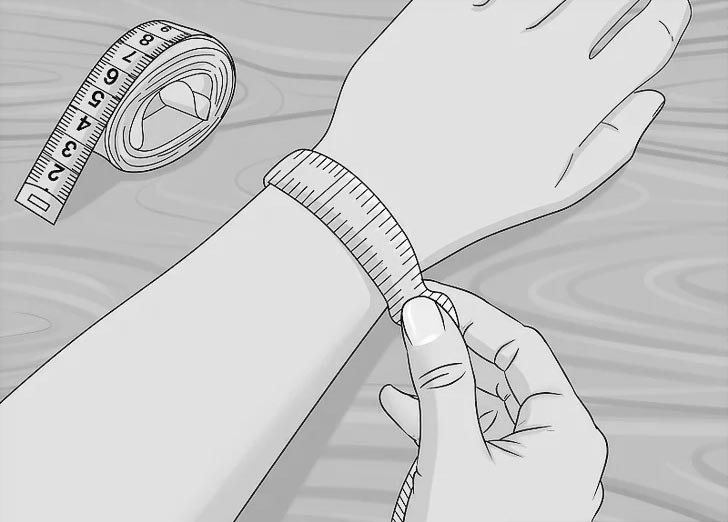 تعیین سایز دستبند اندازه گیری مچ دست