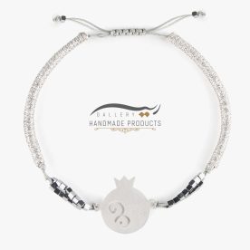 عکس دستبند نقره زنانه انار یخی