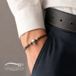 نقره مردانه چرمی پاراکاس