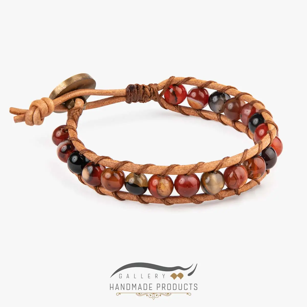 RI3-1459-01 دستبند چرم زنانه افسانهای