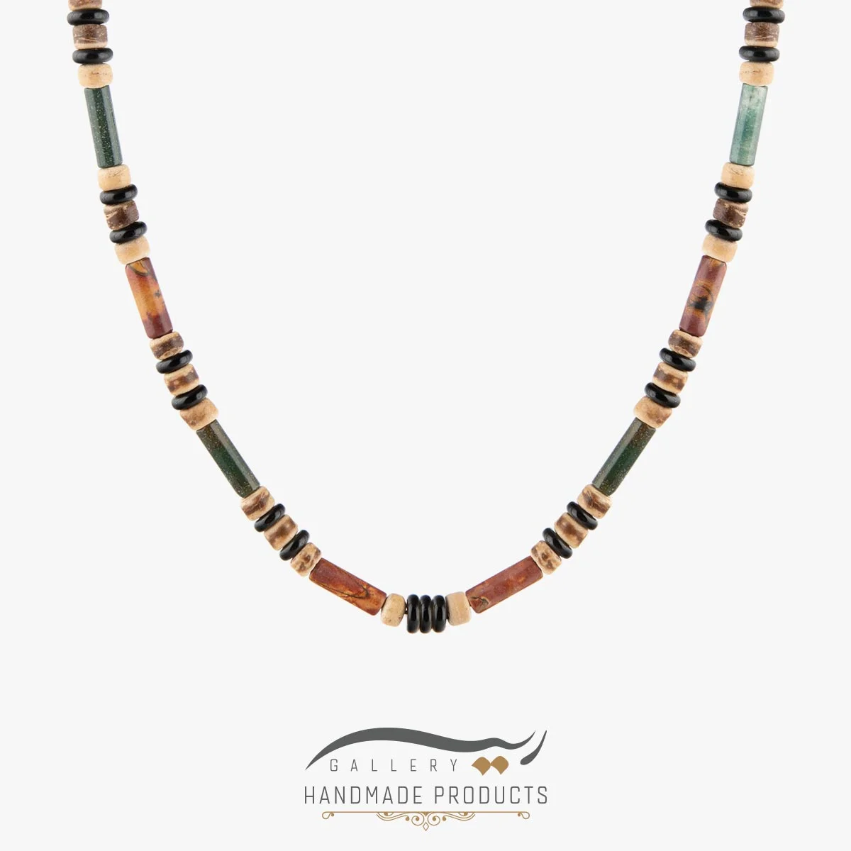 گردنبند مردانه یشم