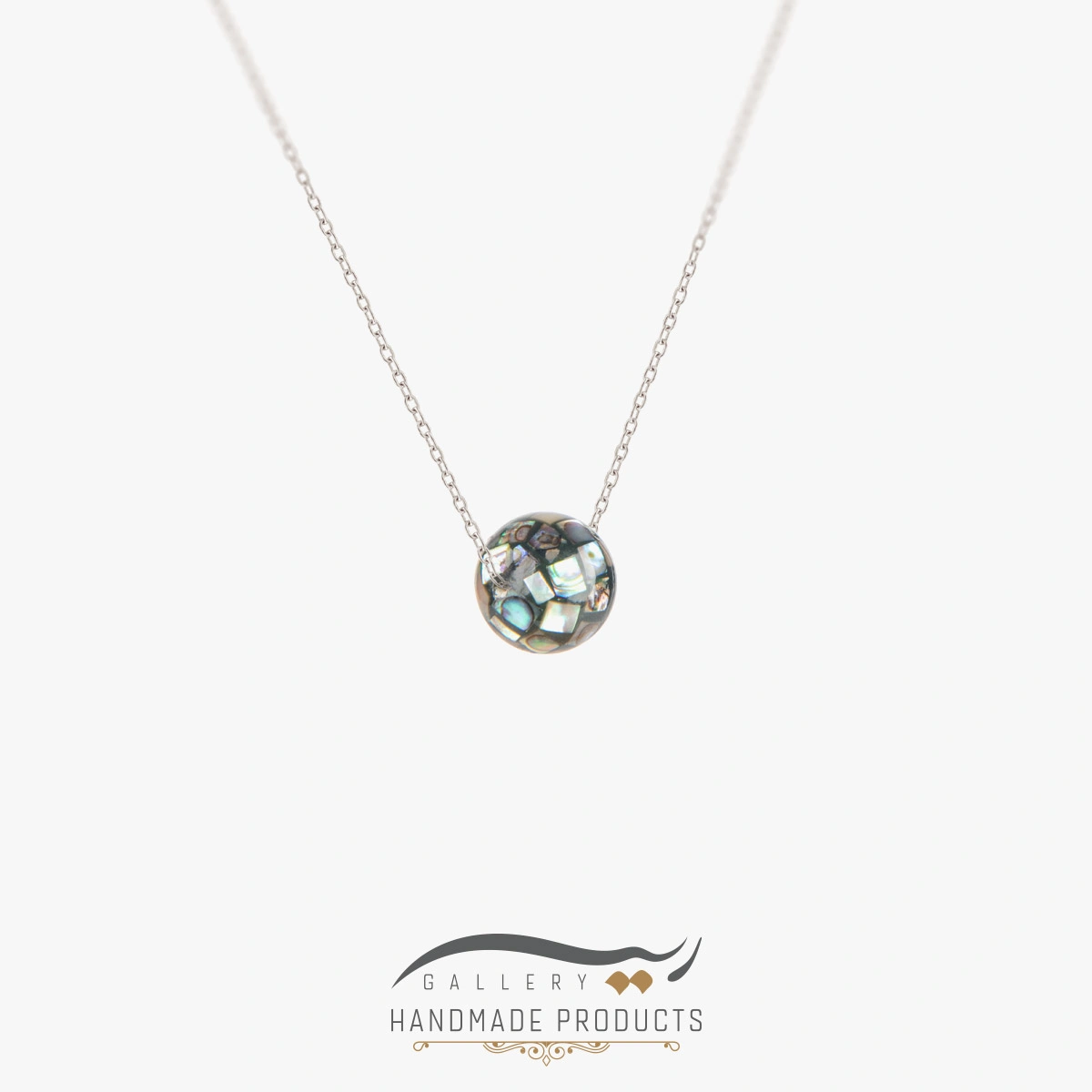 گردنبند نقره زنانه آبالون