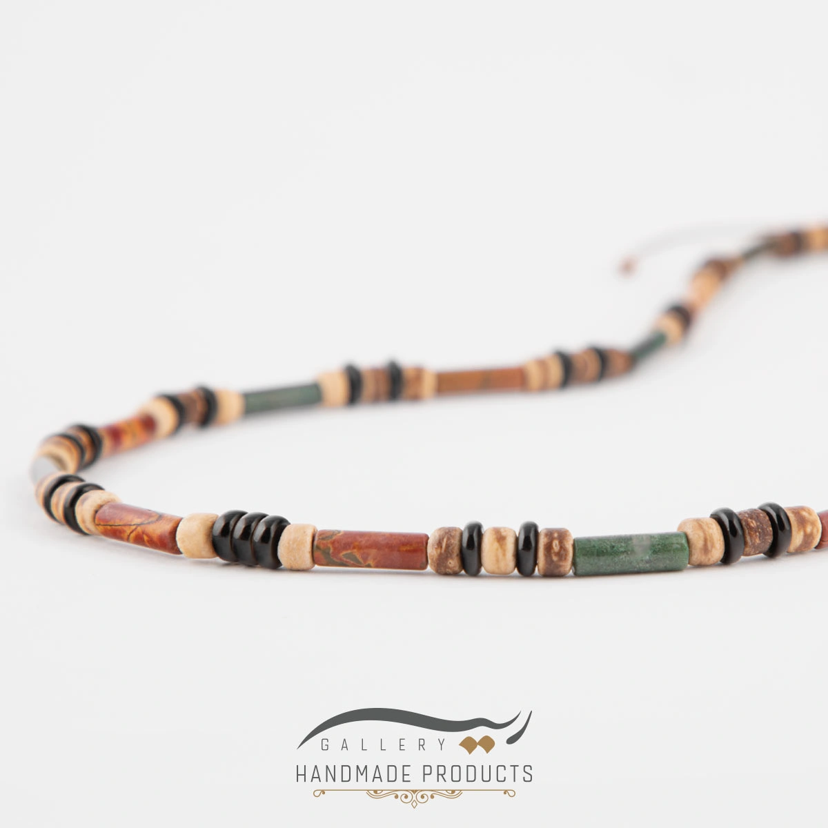 گردنبند مردانه یشم