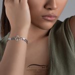 مدل دستبند نقره زنانه نار