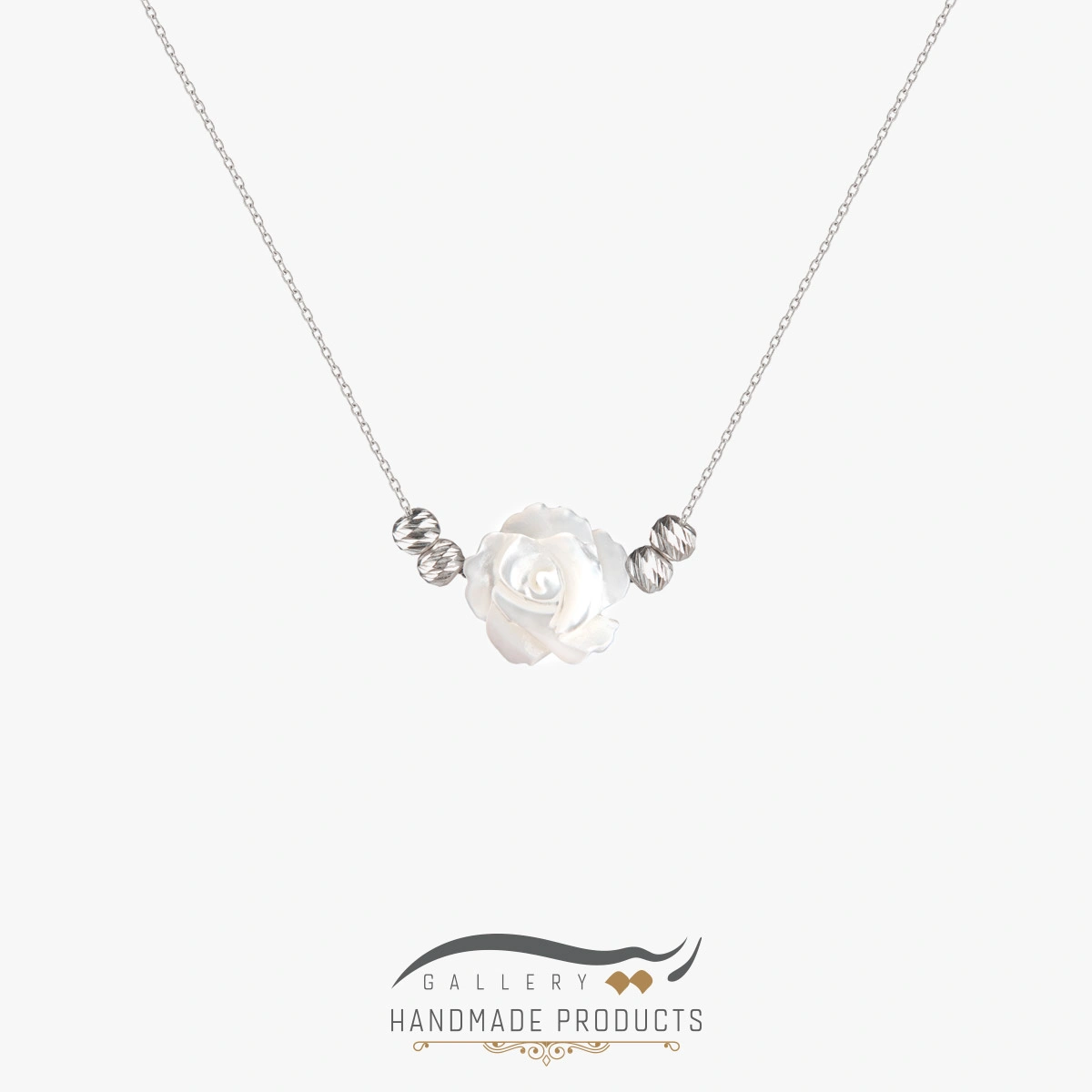 01-Ri3-5299-Silver گردنبند نقره زنانه رزا