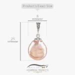 پلاک نقره زنانه ملو