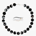 گردنبند نقره زنانه عقیق رگه دار