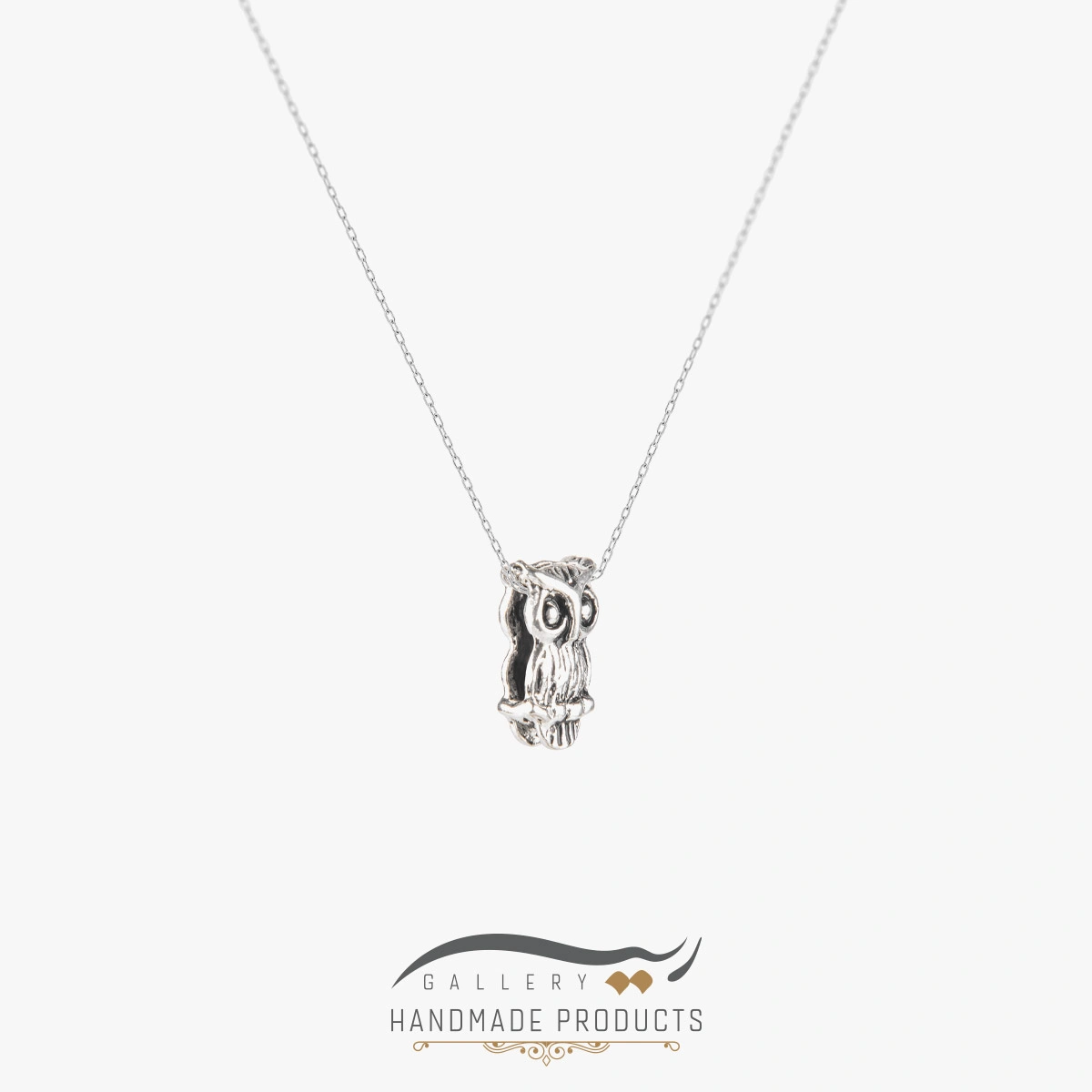 گردنبند نقره زنانه بوف