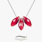 گردنبند نقره زنانه سه اشک