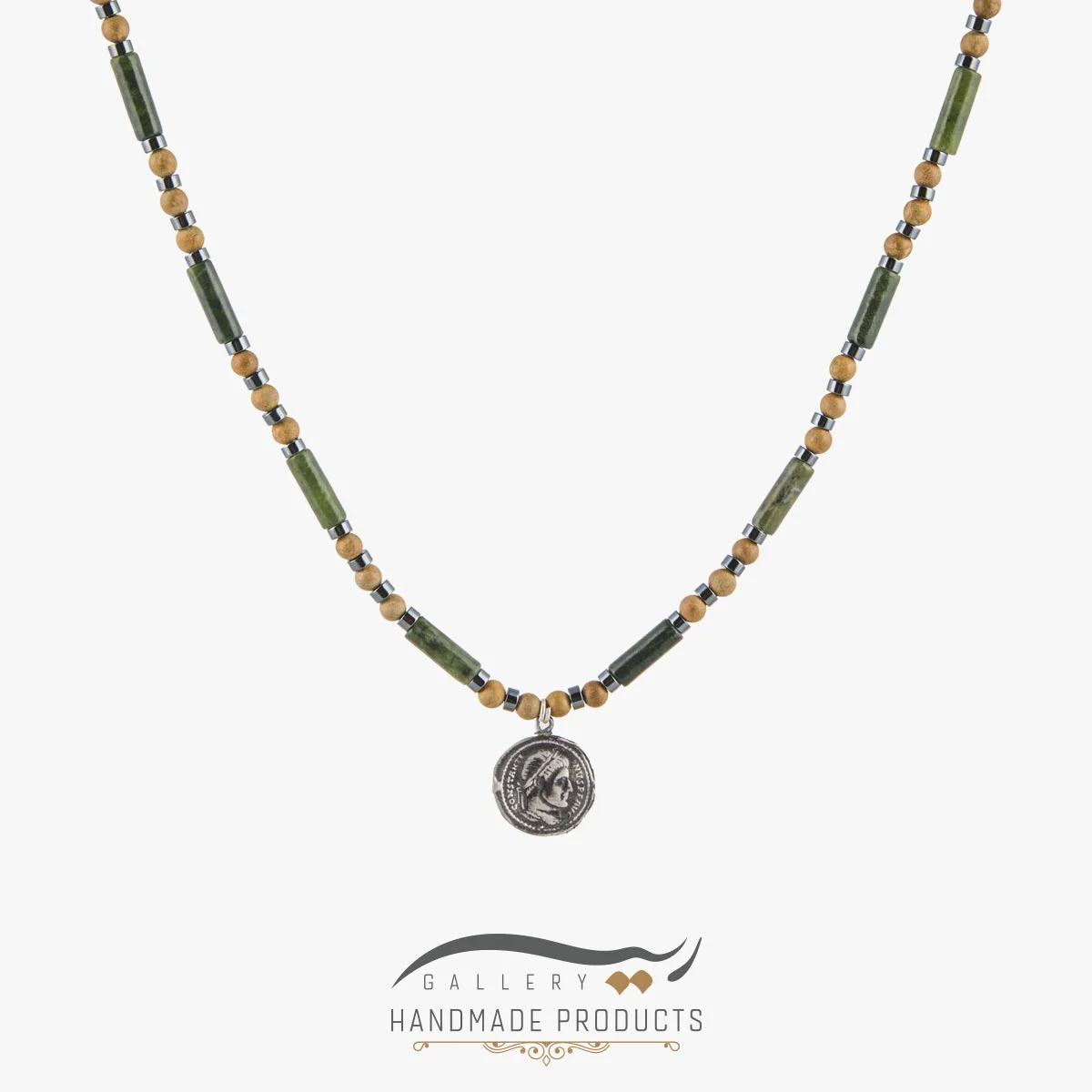 گردنبند نقره مردانه بیزانس