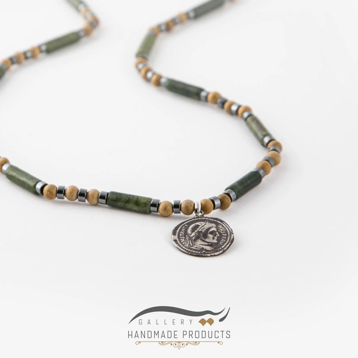 گردنبند نقره مردانه بیزانس