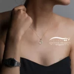 گردنبند طلا زنانه مونات