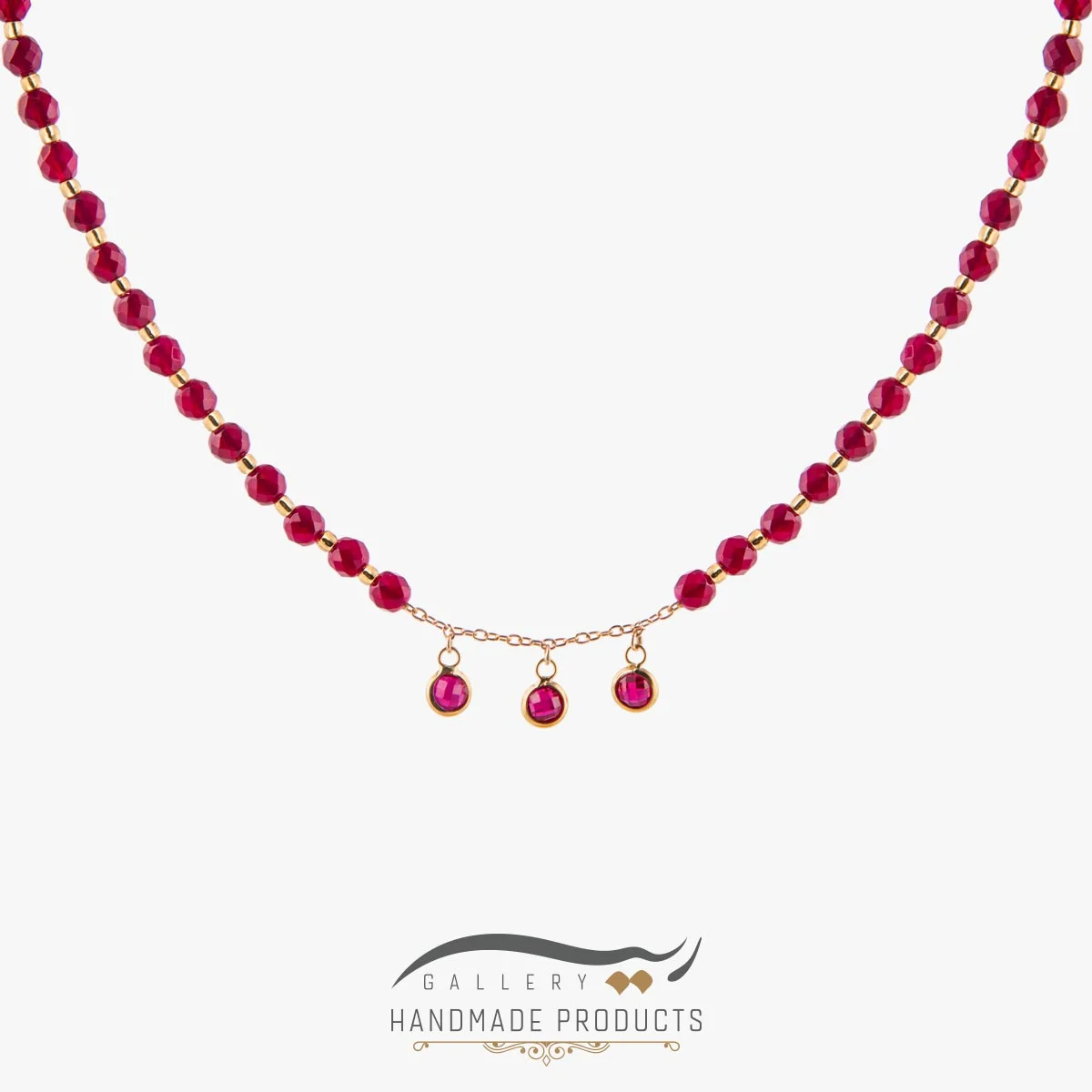 گردنبند طلا زنانه چری