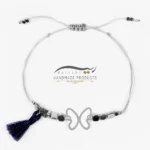 دستبند نقره زنانه پروانه