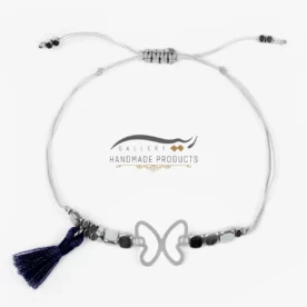 دستبند نقره زنانه پروانه