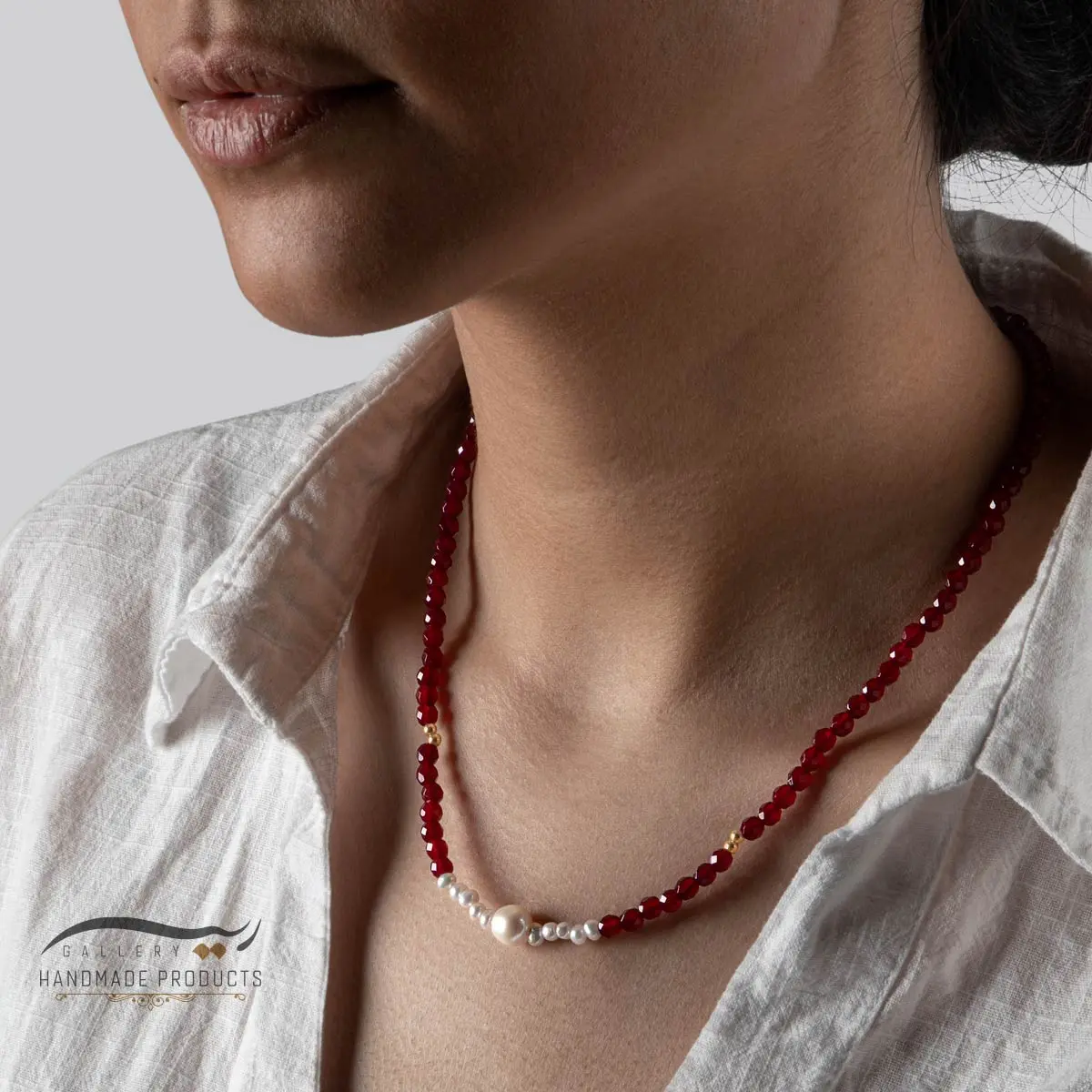 03-Ri3-5344-Gold گردنبند طلا زنانه روزالی