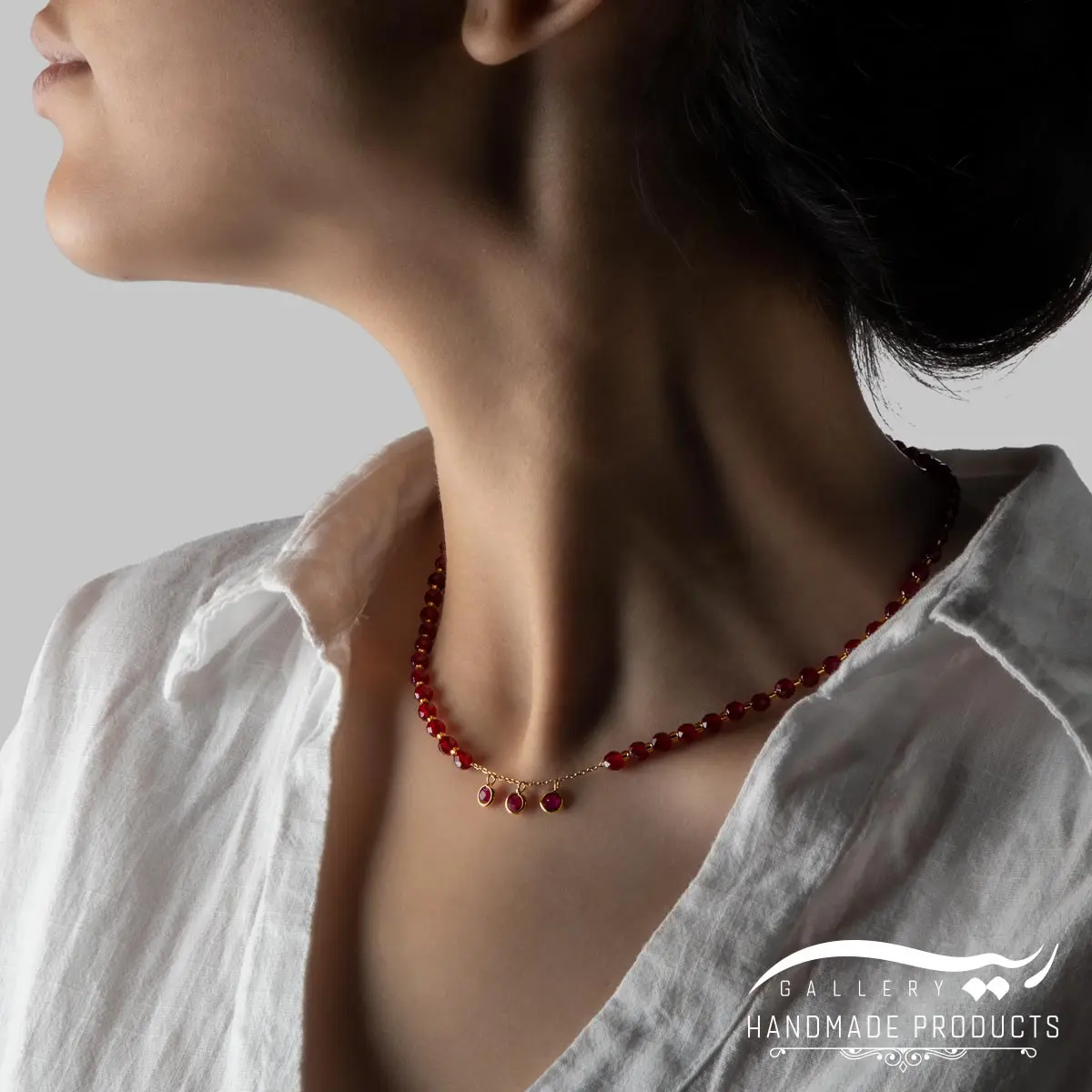 گردنبند طلا زنانه چری