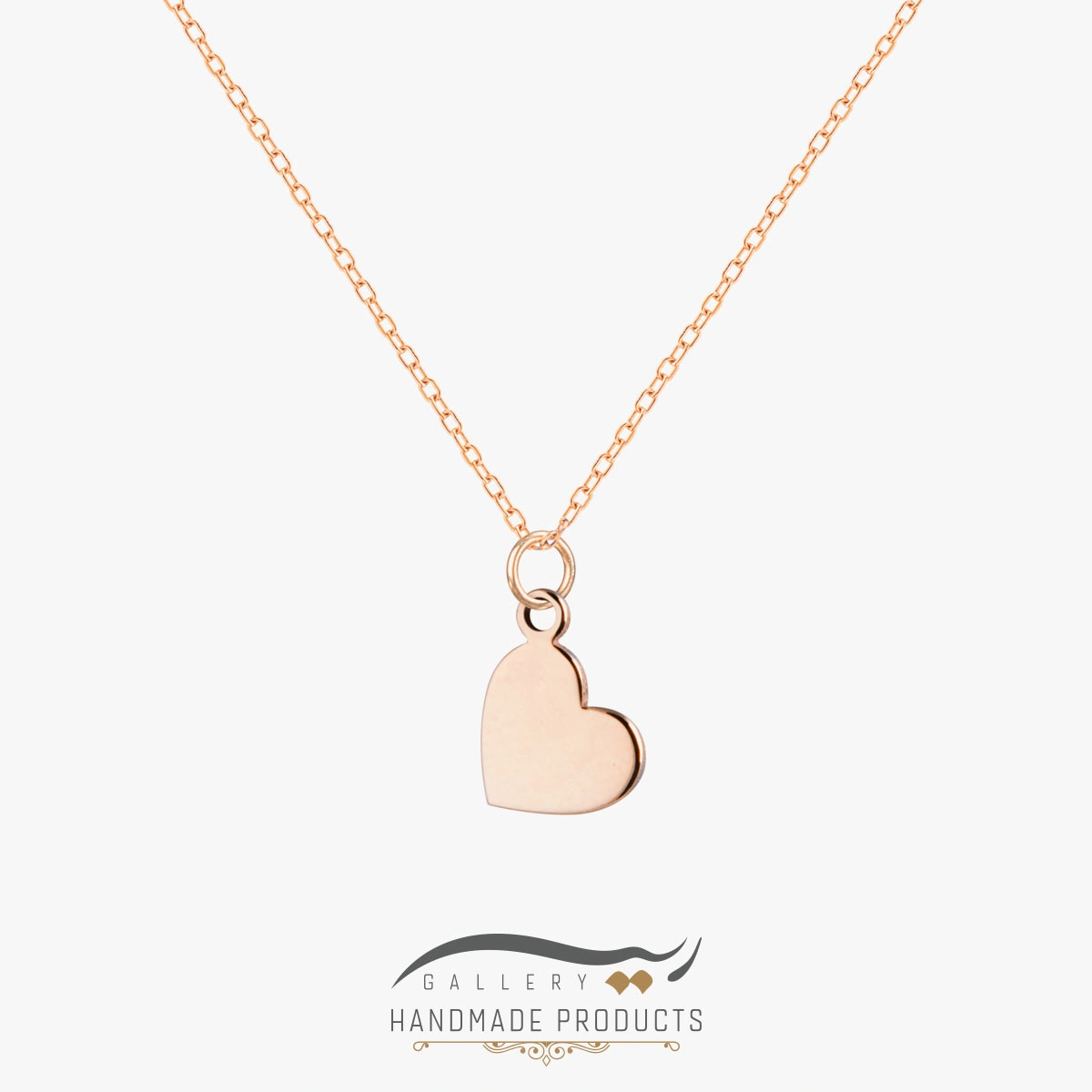 01-Ri3-5348-Gold گردنبند طلا زنانه هارت