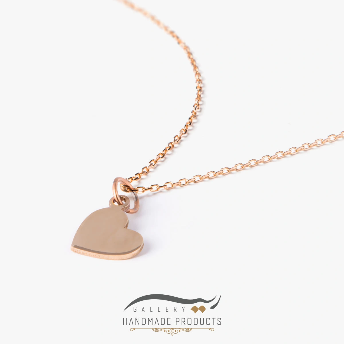 02-Ri3-5348-Gold گردنبند طلا زنانه هارت