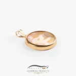 پلاک طلا زنانه پولکی