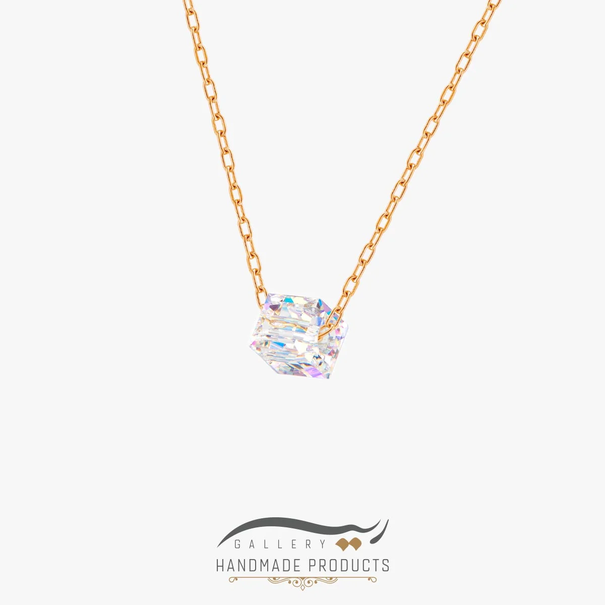 گردنبند طلا زنانه سواروسکی