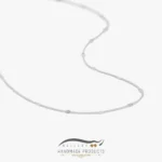 گردنبند نقره زنانه کارتیه پولکی