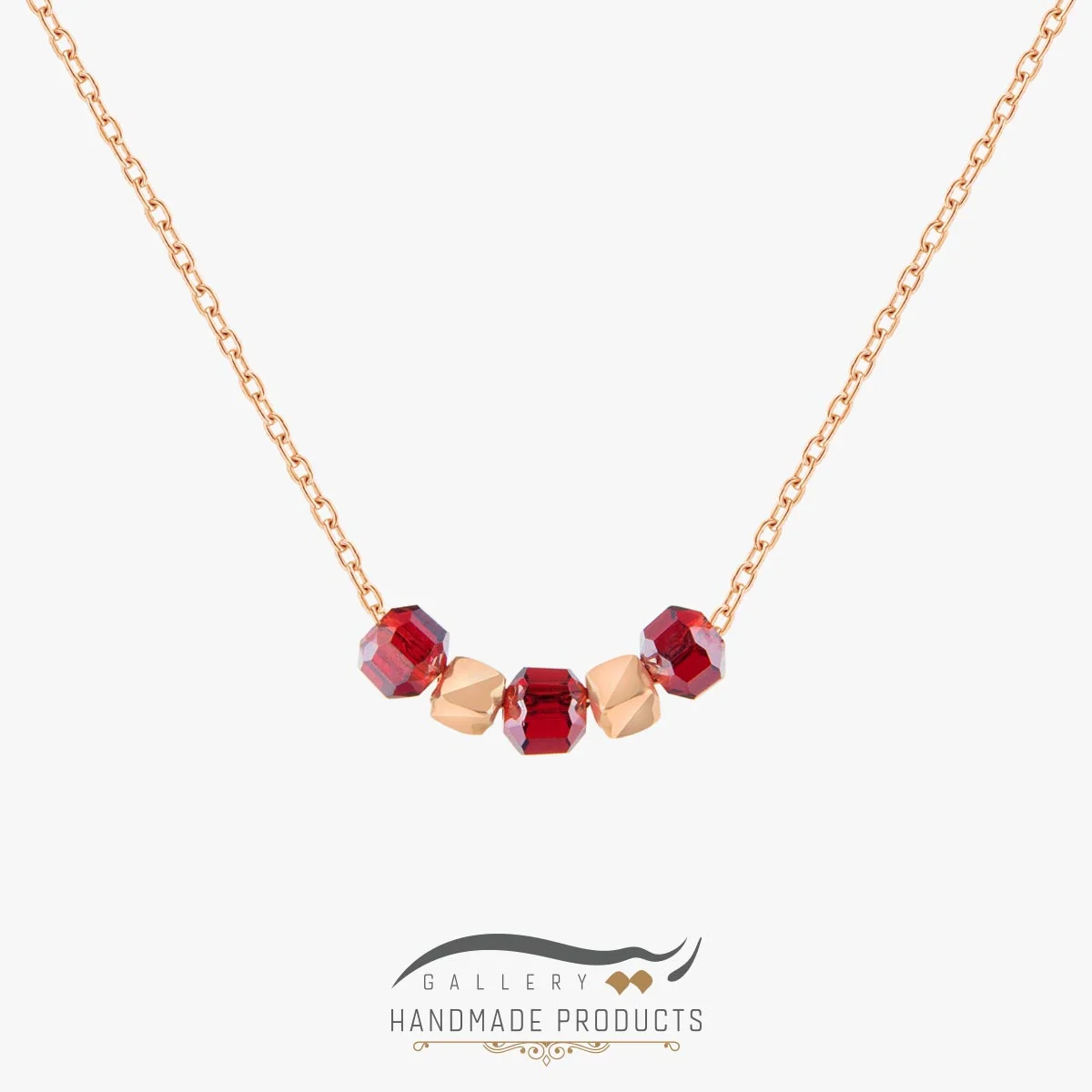 01-Ri3-5379-Gold گردنبند طلا زنانه crimson