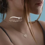 گردنبند نقره زنانه قلب مشبک