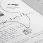 گردنبند نقره زنانه قلب مشبک