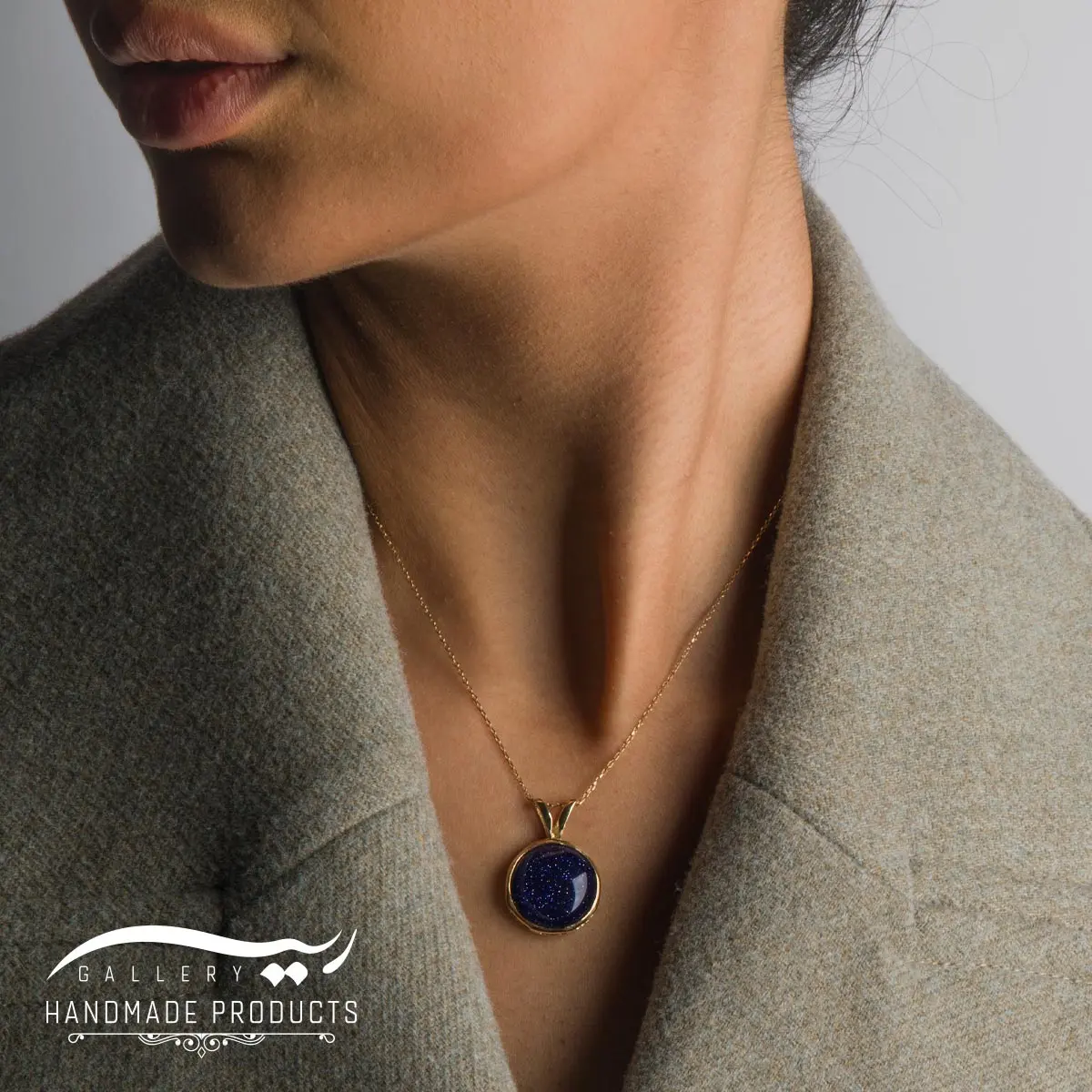 05-Ri3-5383-Gold پلاک طلا زنانه آندرومیدا