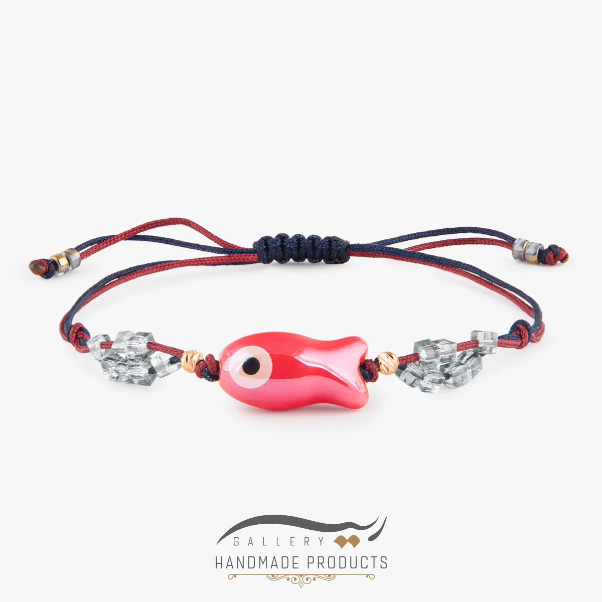 دستبند طلا زنانه ماهی قرمز