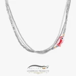 گردنبند طلا زنانه ماهی قرمز