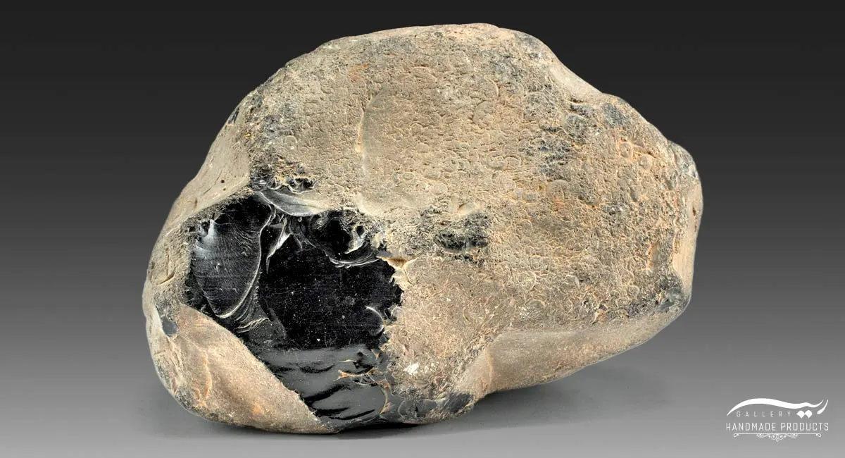 سنگ ابسیدین دودی