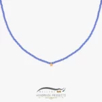گردنبند طلا زنانه ستاره آبی