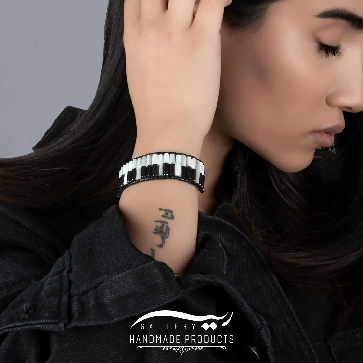 دستبند چرم زنانه بتهوون