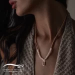 گردنبند طلا زنانه لاوا
