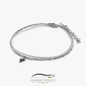 پابند نقره زنانه آویز مثلث