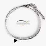 پابند نقره زنانه آویز مثلث