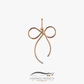 پلاک طلا زنانه پاپیون