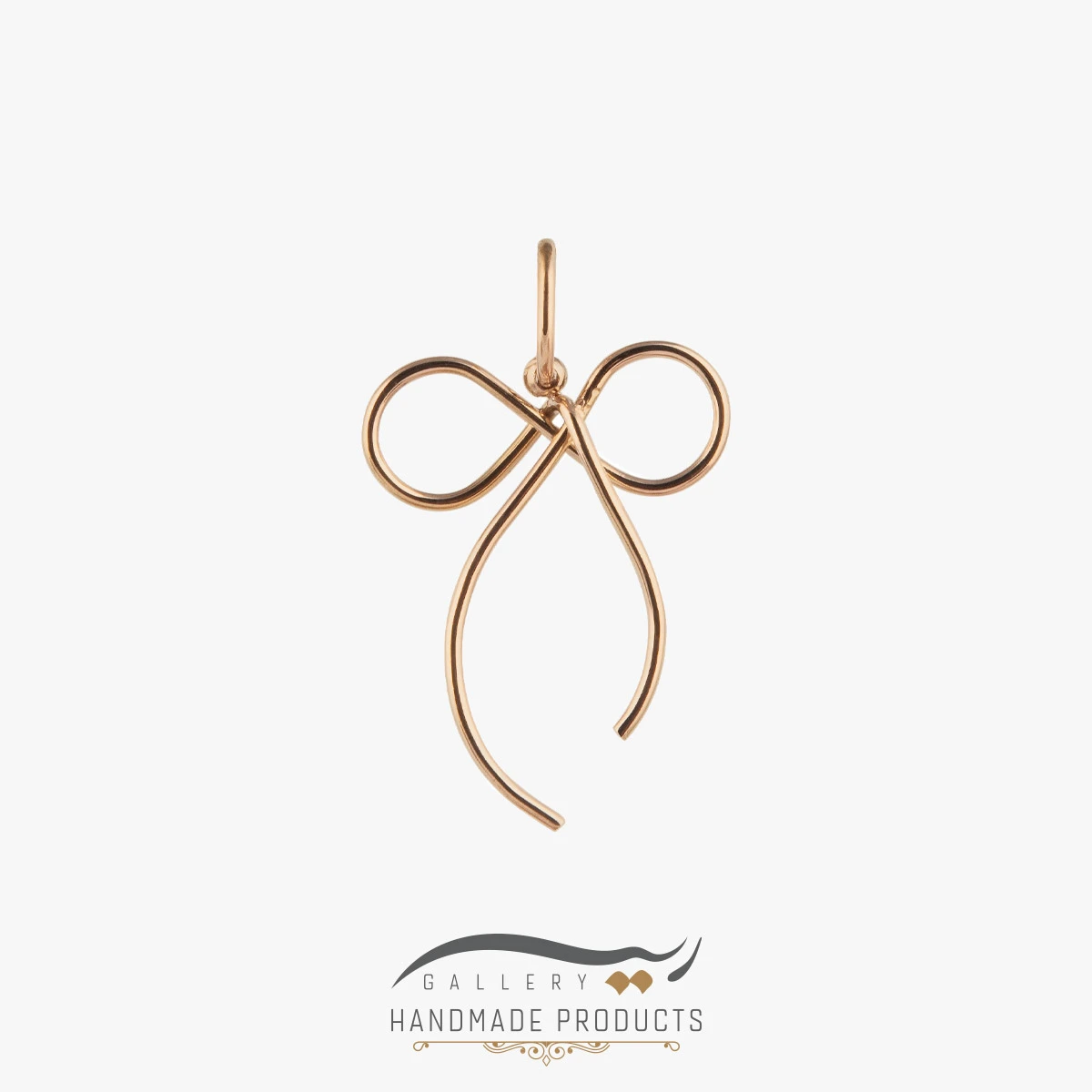 پلاک طلا زنانه پاپیون