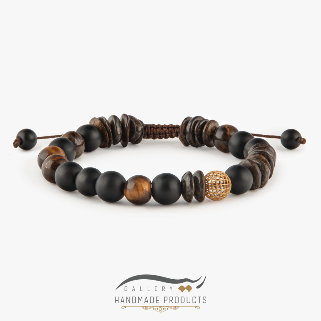 دستبند طلا مردانه برجیس