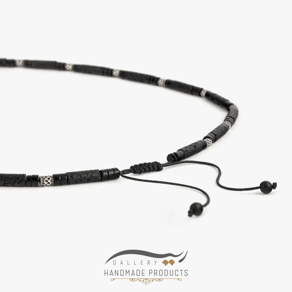 گردنبند نقره مردانه لاوا