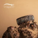 دستبند مردانه چرمی سیداریس ( ساخته شده از چرم، عقیق)