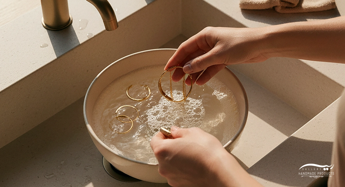 تمیز کردن و شستشوی طلا به روش اصولی