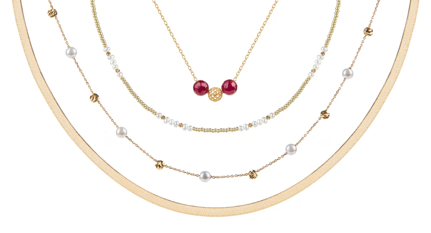 02- انواع زیورآلات طلا مینیمال دخترانه