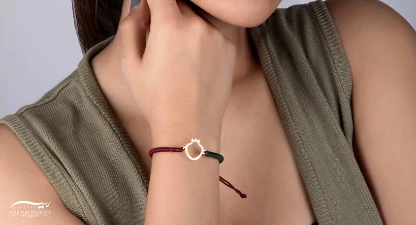 دستبند-طلا-انار